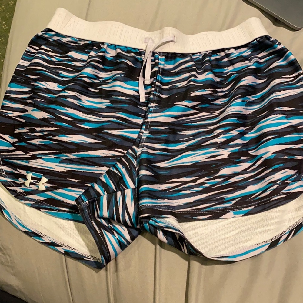 Multicolored Under Armor Shorts